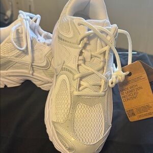 Nike White Mesh Athletic Shoes